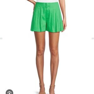 Vibrant Green Bermuda Shorts with Relaxed Fit